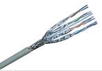 Datakabel S/FTP Cat 7 Haspel 500 meter, Doe-het-zelf en Bouw, Elektriciteit en Kabels, Ophalen, Nieuw, Kabel of Snoer