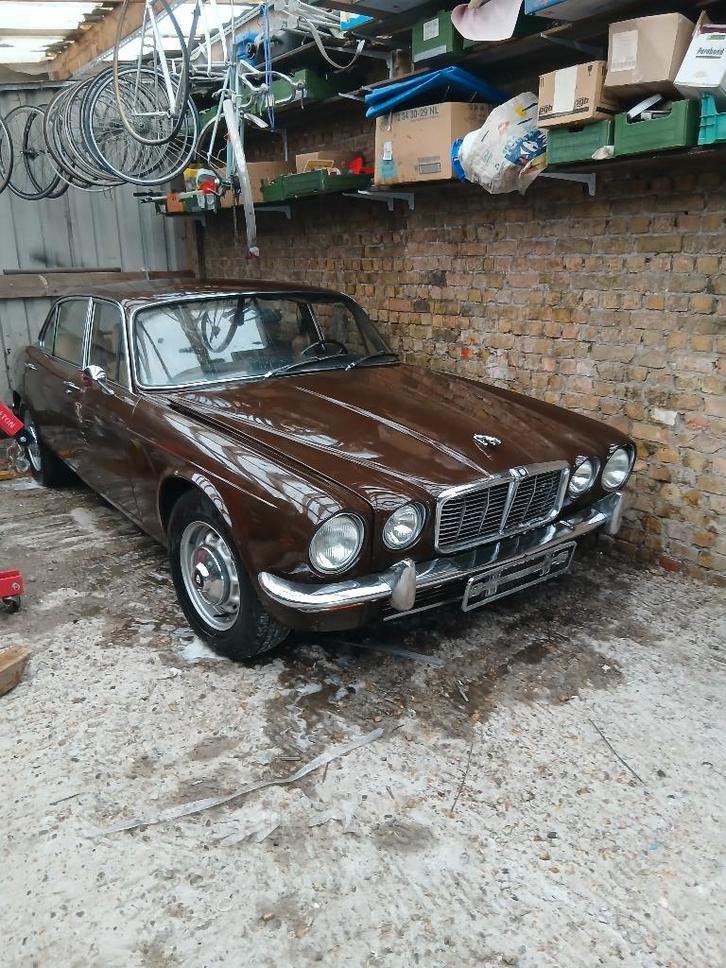 Jaguar xj6.Bj 1977.Serie 2. 3.4L motor., Autos, Jaguar, Particulier, Essence, Boîte manuelle, Brun, Enlèvement
