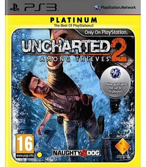 Uncharted 2 Among Thieves Platinum, Games en Spelcomputers, Games | Sony PlayStation 3, Zo goed als nieuw, Avontuur en Actie, 1 speler