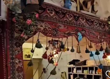 perzisch /oosterse/wandtapijt een decoratieve ingang vormen beschikbaar voor biedingen