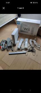 Wii console en games, Games en Spelcomputers, Spelcomputers | Nintendo Wii, Ophalen, Gebruikt, Met 2 controllers, Met games