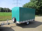 Aanhanger aanhangwagen huif extra breed kart., Auto diversen, Aanhangers en Bagagewagens, Ophalen of Verzenden