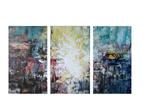 " Valley of Deception " Prachtig Acryl 3 luik 120 cm x 70 cm, Ophalen of Verzenden