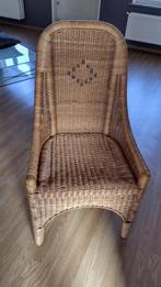 Rieten zetel, Huis en Inrichting, Zetels | Zetels, Ophalen, Gebruikt, Eenpersoons, Minder dan 75 cm