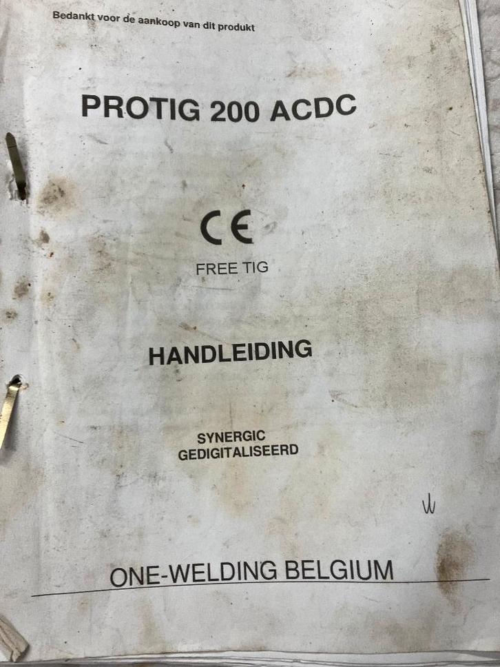 lasapparaat tig protig 200ac dc, Doe-het-zelf en Bouw, Gereedschap | Lasapparaten, Zo goed als nieuw, Tig, Ophalen