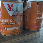 3v3 houtbeits meranti satijn (2x2,5l), Doe-het-zelf en Bouw, Ophalen of Verzenden, Nieuw