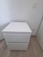 2 Table de chevet blanc, Ophalen, Zo goed als nieuw