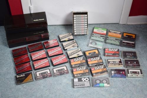 lot 44 vintage K7 audiotape uit 1970 cassettebandjes, Cd's en Dvd's, Cassettebandjes, Gebruikt, Ophalen of Verzenden