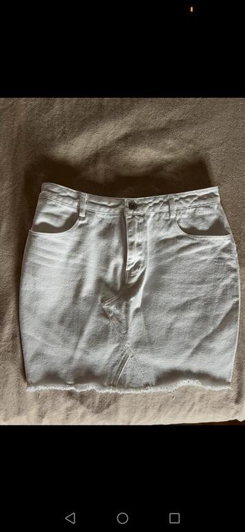 Ecru rok maat S, Enlèvement ou Envoi, Comme neuf, Taille 36 (S)