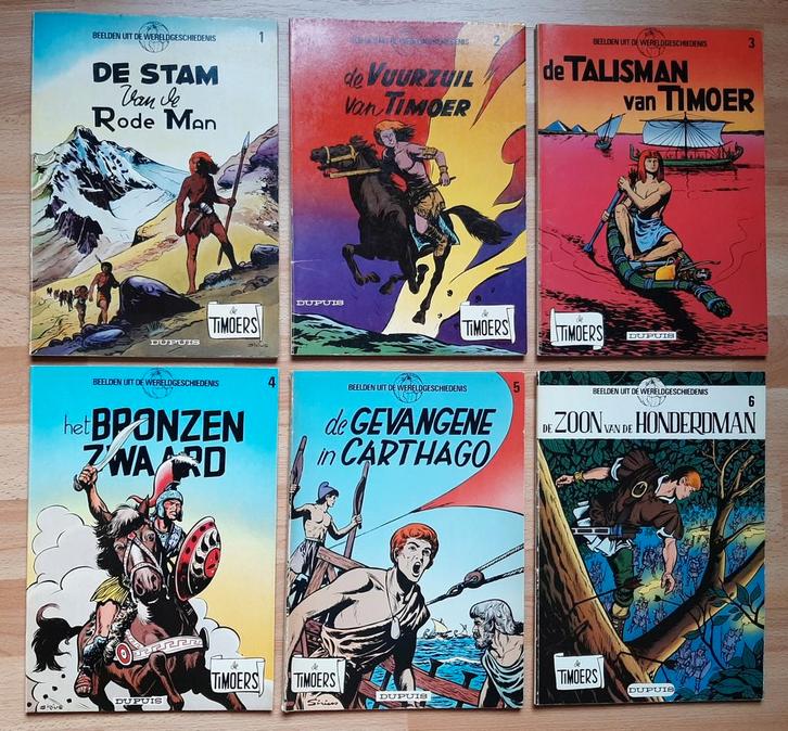 Beelden uit de wereldgeschiedenis - de Timoers nr 1 t/m 28, Boeken, Stripverhalen, Zo goed als nieuw, Meerdere stripboeken, Ophalen of Verzenden