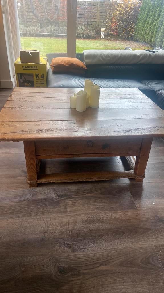 Authentieke betalings/boerentafel, 18e –19e eeuw (1780–1820), Huis en Inrichting, Tafels | Salontafels, Gebruikt, 100 tot 150 cm