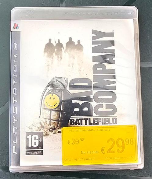 Ps3 playstation bad company battlefield +16 ea, Games en Spelcomputers, Games | Sony PlayStation 3, Zo goed als nieuw, Strategie en Constructie