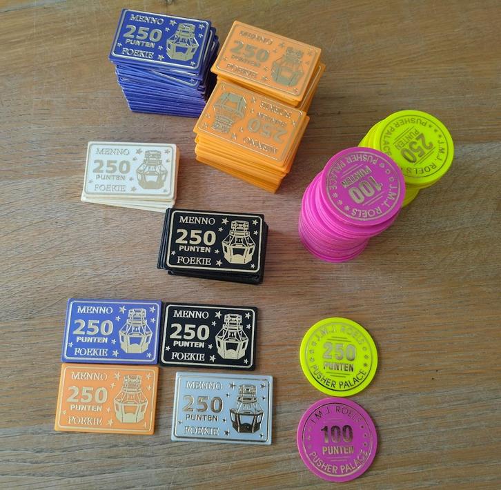 kermis punten / jetons, Postzegels en Munten, Penningen en Medailles, Overige materialen, Verzenden