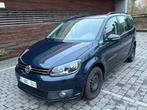 VW TOURAN 1.6TDI 174 000KM CARPASS 7 PLACES 2014 EURO 5B, Auto's, Volkswagen, Voorwielaandrijving, Euro 5, Zwart, Blauw