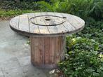 Stijlvolle tuintafel, Tuin en Terras, Ophalen, Gebruikt, Rond, Hout
