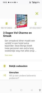 Bongo bon ter waarde van 231,9€, Tickets en Kaartjes, Kortingen en Cadeaubonnen