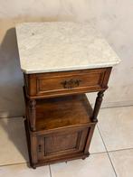 Antiek Mechels nachtkastje met marmeren blad, Antiek en Kunst, Ophalen
