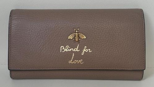 Gucci animalier portemonnee, Handtassen en Accessoires, Portemonnees, Zo goed als nieuw, Roze, Ophalen of Verzenden