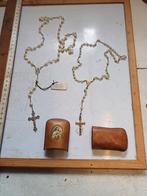 LOT ANCIEN 2  chapelets rosaires+ etui   vierge marie tbe, Autres types, Utilisé, Enlèvement ou Envoi, Christianisme | Catholique