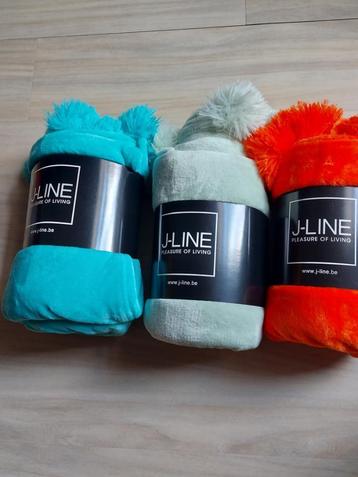 PLAIDS VAN J-LINE, Huis en Inrichting, Ophalen of Verzenden, Nieuw