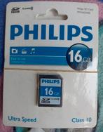 Officiële Philips geheugenkaart van 16 GB klasse 10, Audio, Tv en Foto, Foto | Geheugenkaarten, SD, Philips, Nieuw, Ophalen of Verzenden