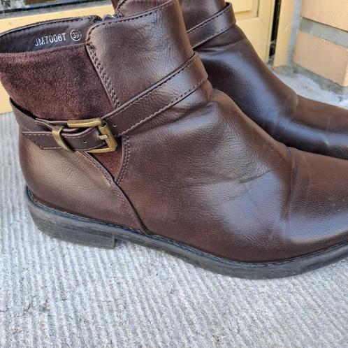 bottines, taille 39, Vêtements | Femmes, Chaussures, Comme neuf, Boots et Botinnes, Brun, Enlèvement