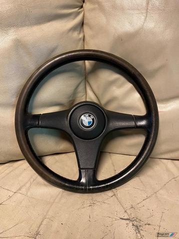 Bmw zwarte lederen sport stuur E30 E34 E28 E32 3-serie editi beschikbaar voor biedingen