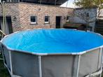 Intex zwembad 4,57 x 1,22, Tuin en Terras, 120 cm of meer, Gebruikt, Rond, 300 cm of meer