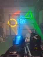 Movingheads Le Club Cyclone 80 met flightcase, Muziek en Instrumenten, Ophalen, Zo goed als nieuw, Licht, Kleur