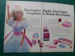 Barbie - publicité papier - 1985, Collections, Marques & Objets publicitaires, Autres types, Utilisé, Enlèvement ou Envoi