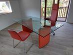 Gracieuze bureautafel met stoelen (Matteo Grassi), Ophalen