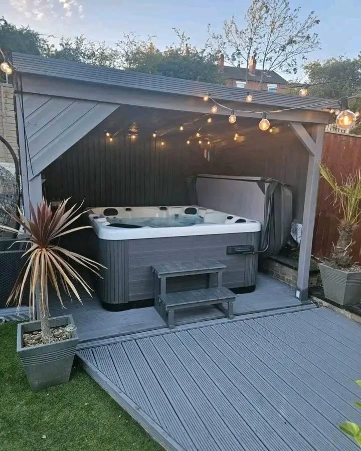 Promo Nieuw 💦compacte jacuzzi 6 personen krachtige massage, Tuin en Terras, Bielzen en Borduren, Nieuw, Ophalen of Verzenden