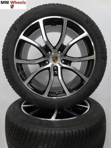Porsche 21 inch velgen Cayenne 9Y facelift 2024 winterbanden beschikbaar voor biedingen