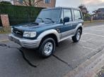 HUYNDAY GALLOPER 2.8TURBODIESEL 4WD .BJ2000 AIRCO LICHTEVRAC, Auto's, Stof, Galloper, 4 cilinders, Blauw