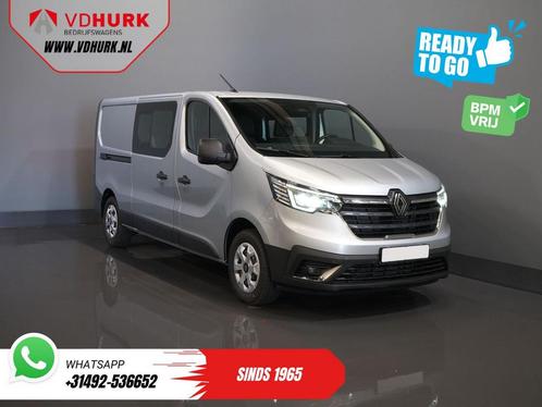 Renault Trafic 2.0 dCi 130 pk L2 BPM VRIJ! DC Dubbel Cabine, Auto's, Bestelwagens en Lichte vracht, Bedrijf, ABS, Airconditioning