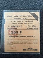 authentiek Antwerp Ticket UEFA beker 1990, Ophalen, Nieuw, Overige typen