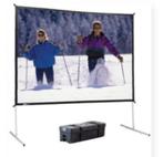 Projection /Da-lite fast fold Screens  (Lot), Audio, Tv en Foto, Projectieschermen, Ophalen, Handmatig, Gebruikt