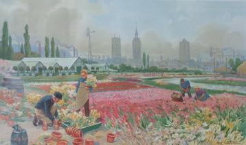 FLOR VAN ACKER / GAND L'HORTICULTURE / CHROMOLITHO 70x109cm beschikbaar voor biedingen