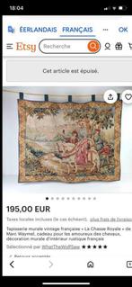 Tapisserie murale vintage La Chasse Royale de Marc Waymel, Enlèvement