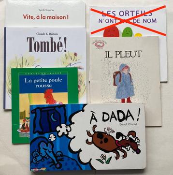 Humour, tendresse, bêtises... 7 livres tendres .... pour 12€ beschikbaar voor biedingen
