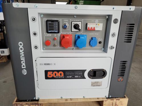 Daewoo DDAE10500DSE3G Diesel Stroomgroepen, Doe-het-zelf en Bouw, Aggregaten, Nieuw, Dieselolie, 5 tot 10 kVA, Elektrisch startend