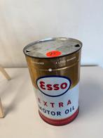 Esso Extra groot motor olie blik 4 L, Ophalen of Verzenden, Gebruikt, Verpakking