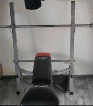 Halterbank Bench Press, Ophalen, Gebruikt