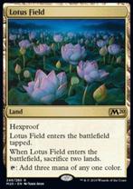Lotus Field - LAND - M20- MTG - tussen EX en NM, Hobby en Vrije tijd, Verzamelkaartspellen | Magic the Gathering, Ophalen