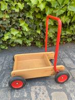 Loopkarretje in hout, Kinderen en Baby's, Speelgoed | Houten speelgoed, Ophalen