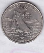 Munt USA : 25 cent 2001 P - Rhode Island, Ophalen of Verzenden, Noord-Amerika, Losse munt