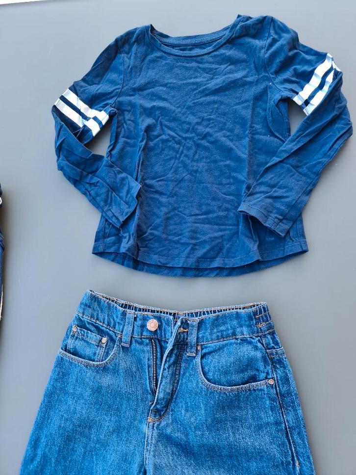 Blauwe longsleef, trui, pull, CA, 122, Kinderen en Baby's, Kinderkleding | Maat 122, Zo goed als nieuw, Ophalen of Verzenden