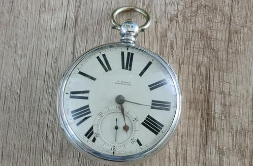 Zakhorloge ( SNEK ), Handtassen en Accessoires, Horloges | Antiek, Zakhorloge, Zilver, Voor 1900, Ophalen of Verzenden
