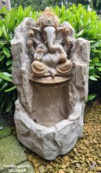 Promo ganesh fontein met licht en pomp, Tuin en Terras, Tuinbeelden, Ophalen of Verzenden, Zo goed als nieuw, Kunststof, Overige typen