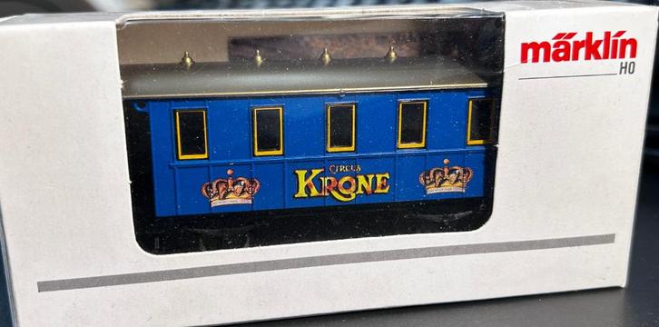 3267. H0 Märklin „Circus Krone” auto., Hobby en Vrije tijd, Modeltreinen | H0, Nieuw, Wagon, Märklin, Ophalen of Verzenden